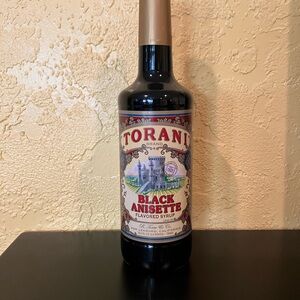 Torani Black Anisette Flavored Syrup 100th Anniversary Glass Bottle 750ml